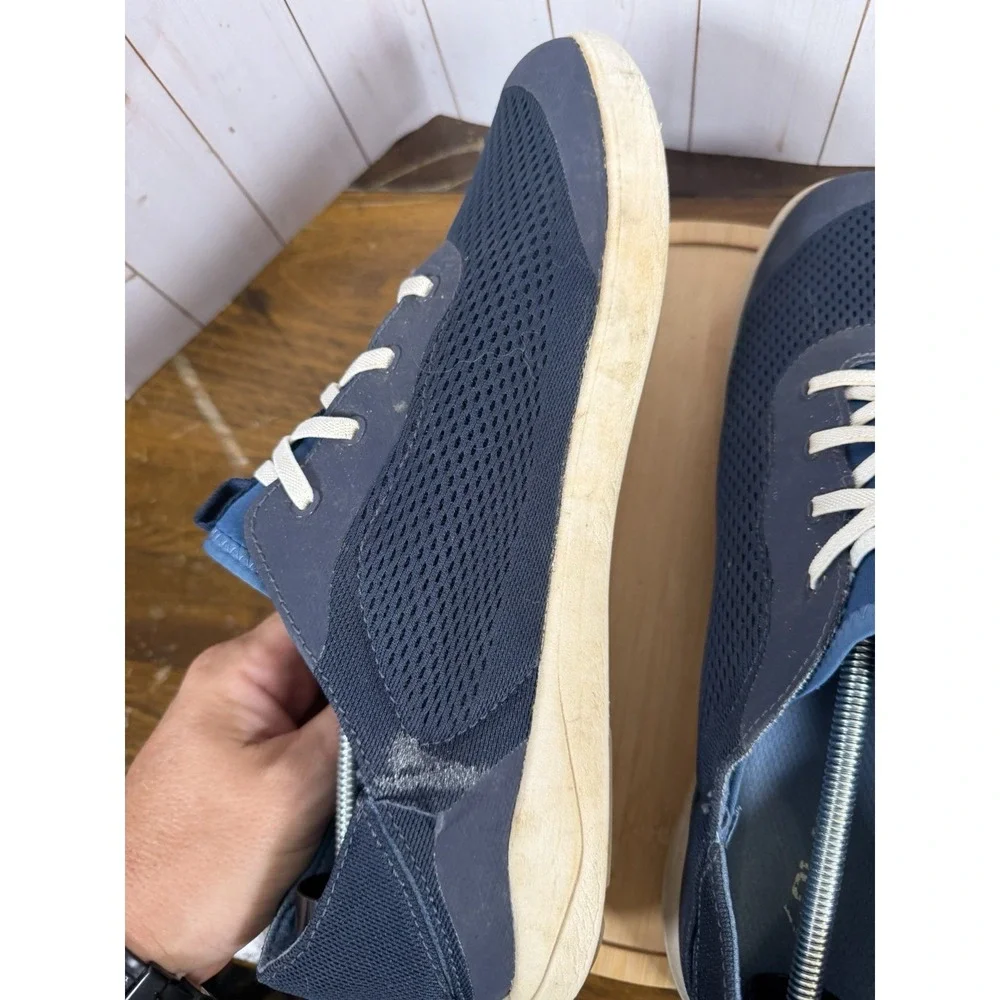 OluKai‎ Sneakers Mens 11.5 Blue Moku Pae Boat Shoes Mesh Breathable Drop-In Heel